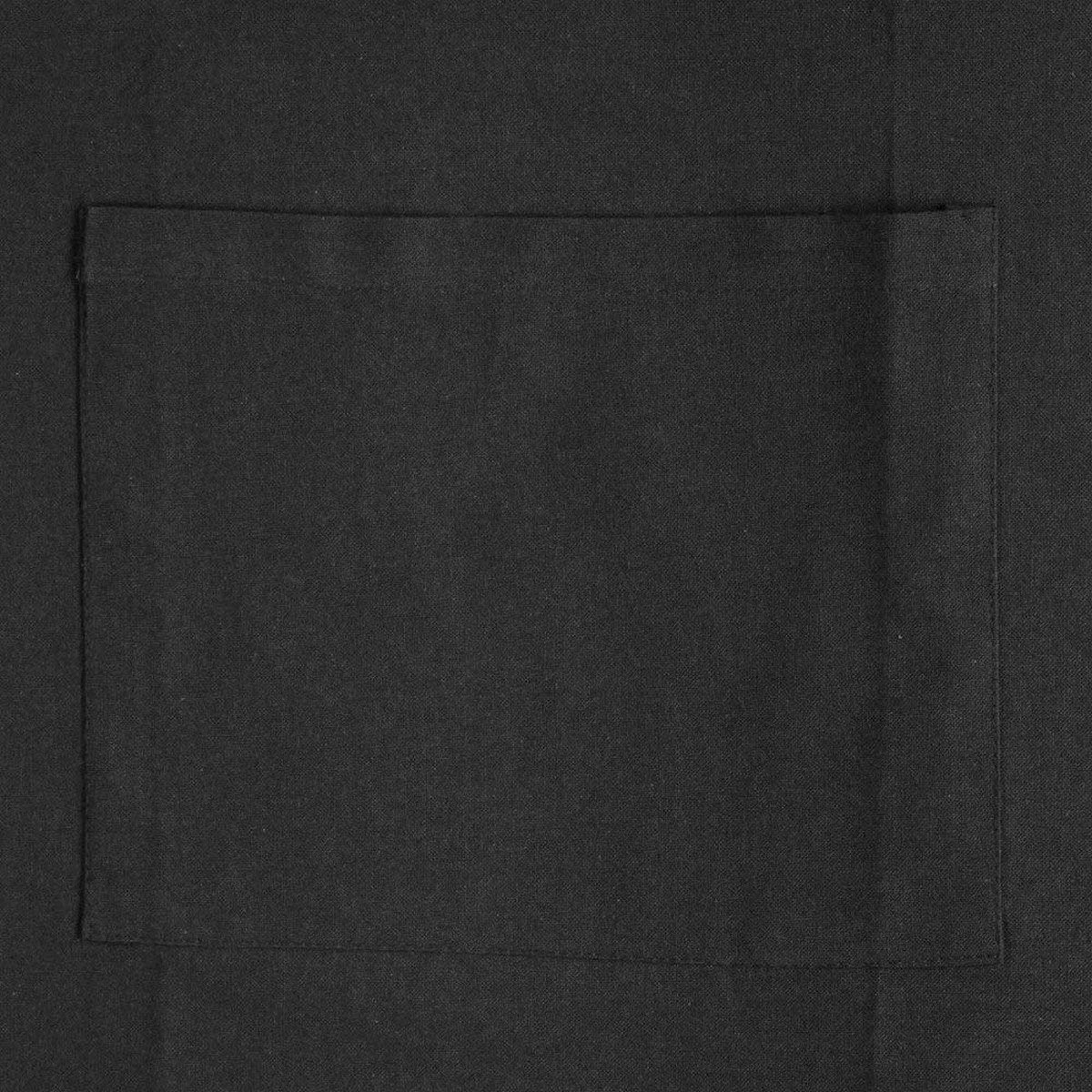 Taskullinen esiliina Atmosphera Musta Puuvilla (60 x 80 cm)