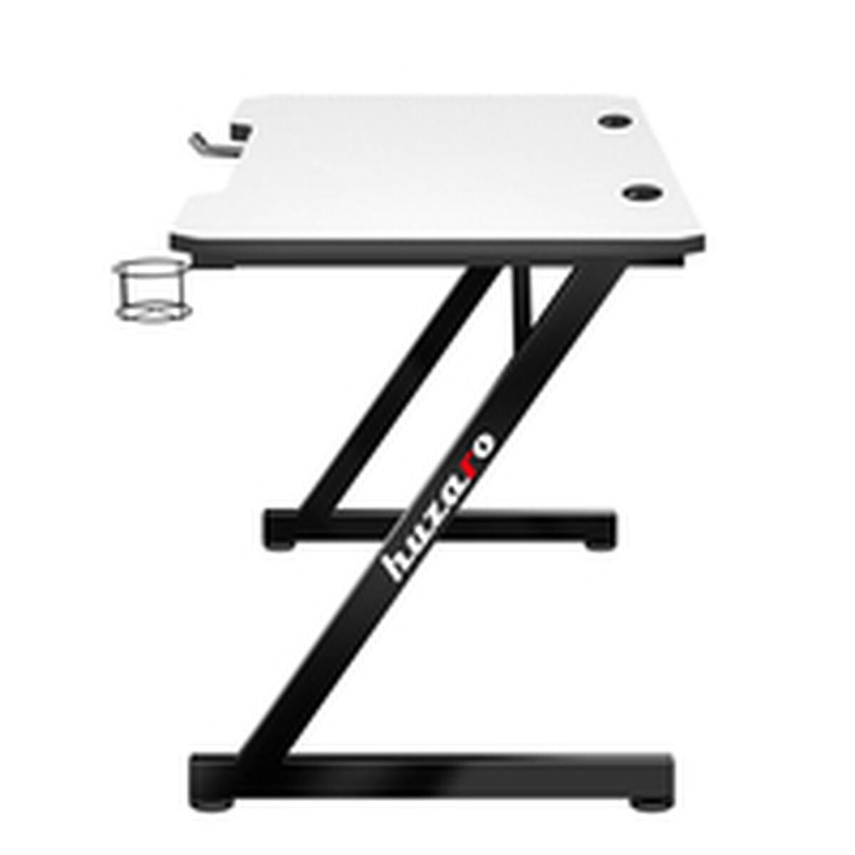 Pöytä Huzaro Hero 2.5 Valkoinen Musta Alumiini 120 x 60 cm