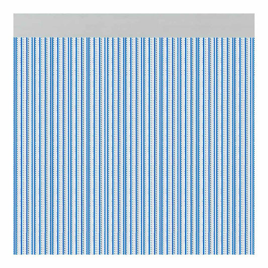 Verho Acudam Brescia Ovet Sininen Ulkopuoli PVC Alumiini 90 x 210 cm