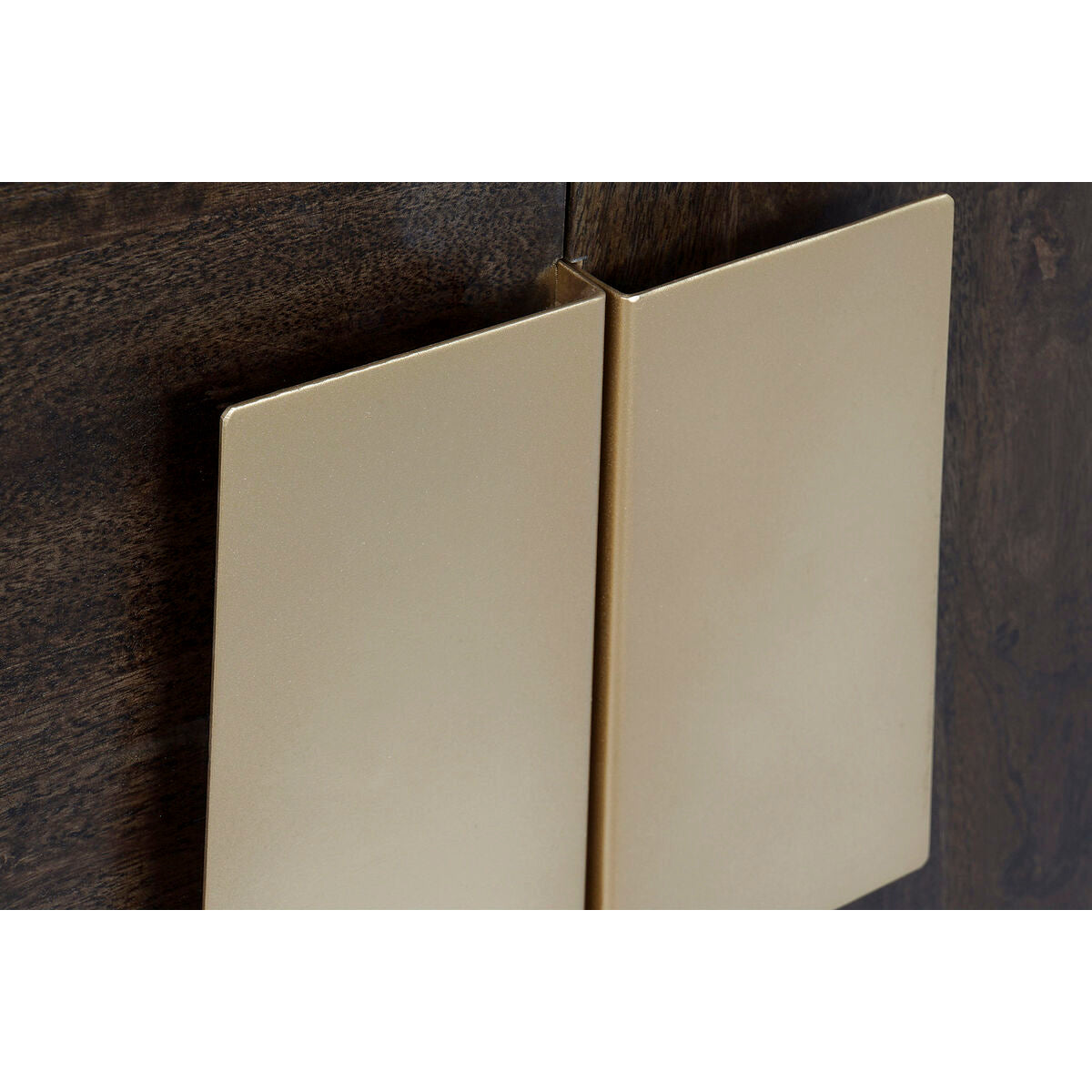 Sivupöytä DKD Home Decor Ruskea Metalli Mangopuu 147 x 43 x 75 cm