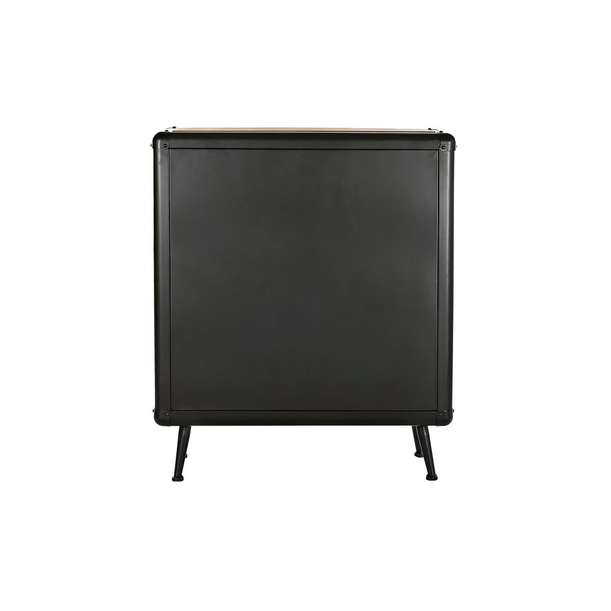 Lipasto DKD Home Decor Kuusi Musta Metalli Ruskea (80 x 40 x 95 cm)