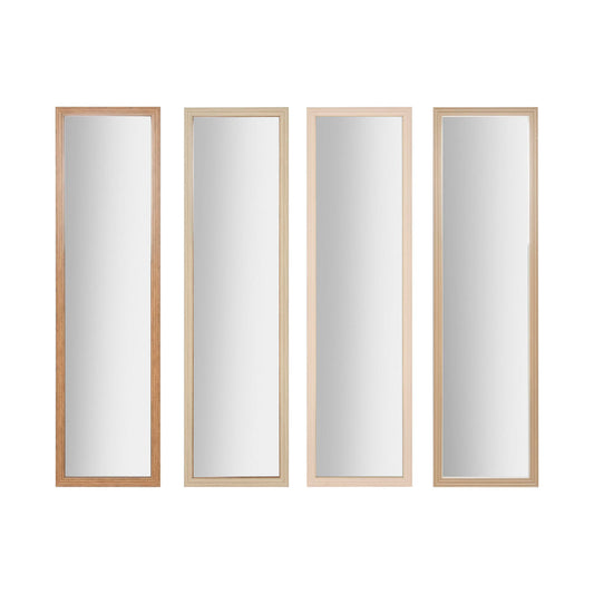 Seinäpeili Home ESPRIT Valkoinen Ruskea Beige Harmaa Kristalli polystyreeni 35 x 2 x 125 cm (4 osaa)