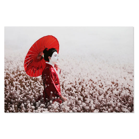 Maalaus Home ESPRIT Painettu Geisha 150 x 0,04 x 100 cm