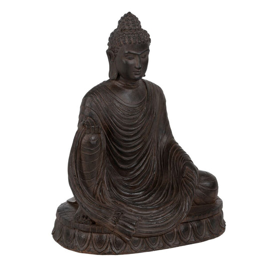 Veistos Buddha Ruskea 62,5 x 43,5 x 77 cm