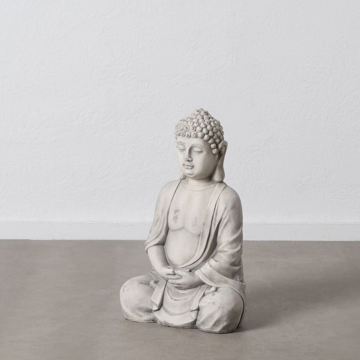Veistos Buddha Harmaa Etninen 44,5 x 28 x 70,5 cm