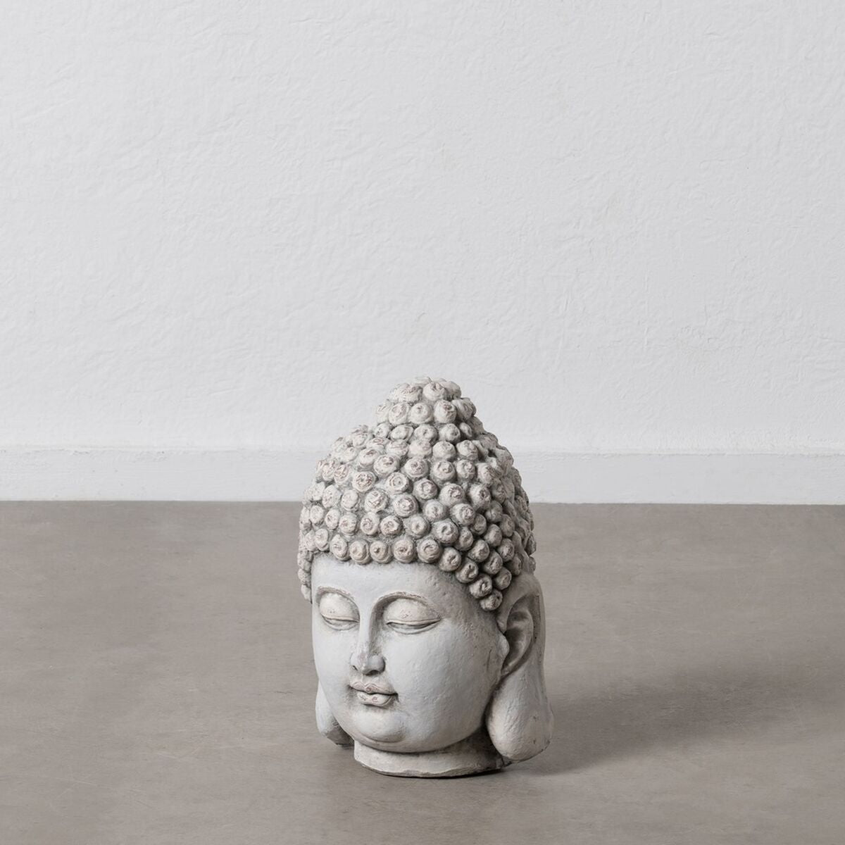 Veistos Buddha Harmaa Etninen 26,5 x 26,5 x 41 cm