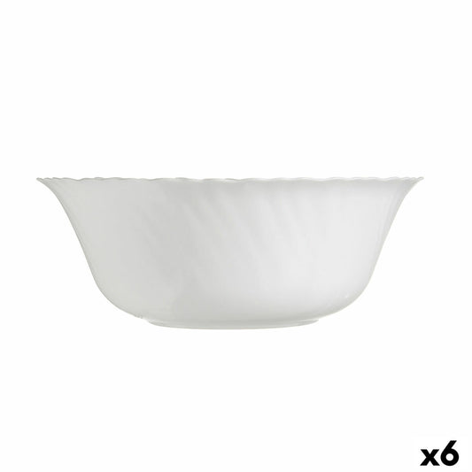 Salaattikulho Luminarc Feston Valkoinen Lasi (25 cm) (6 osaa)