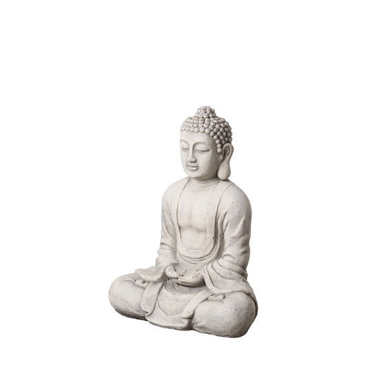 Veistos Buddha Harmaa Etninen 61,5 x 35 x 78,5 cm